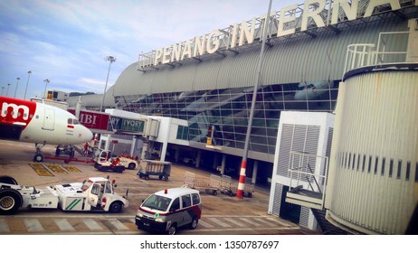 Penang / Malaysia -01/17/2019 : Some Activity On Penang International Airport