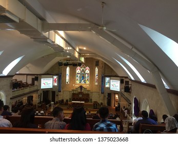 Penang, Malaysia, 19 April 2019. A Church In Malaysia Conducting Good Friday Mass