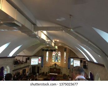 Penang, Malaysia, 19 April 2019. A Church In Malaysia Conducting Good Friday Mass