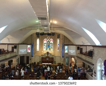 Penang, Malaysia, 19 April 2019. A Church In Malaysia Conducting Good Friday Mass