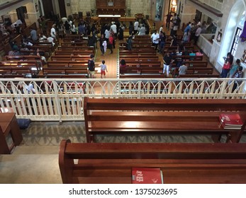 Penang, Malaysia, 19 April 2019. A Church In Malaysia Conducting Good Friday Mass