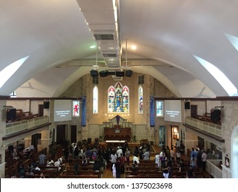 Penang, Malaysia, 19 April 2019. A Church In Malaysia Conducting Good Friday Mass