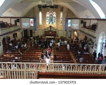 Penang, Malaysia, 19 April 2019. A Church In Malaysia Conducting Good Friday Mass