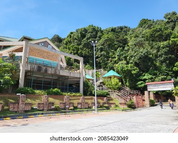 Penang, Malaysia - 27 NOVEMBER 2021 : View Towards Penang National Park Ranger Office And Entrance In Teluk Bahang.