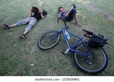 Bike Touring Panniers High Res Stock Images Shutterstock