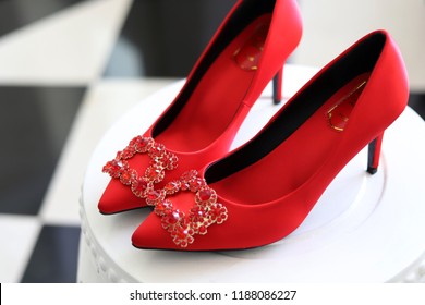 Shoes On The Chair Stock Photos Images Photography Shutterstock