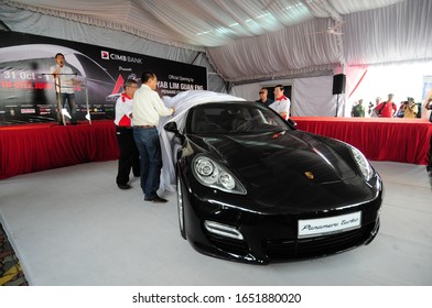 Penang, Malaysia. October 31, 2009. Launching Of The Porsche Panamera By The Chief Minister Of Penang At The Auto-city Carnival.