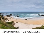 Penarronda beach is betwenn Castropol (Barres) and Tapia de Casariego (Santa Gadía), Asturias, Spain.