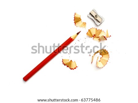 Pencil Eraser and pencil sharpener