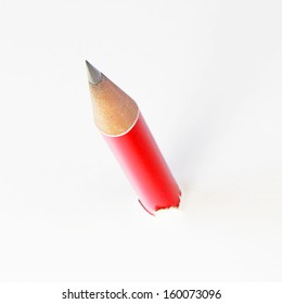 Pencil Impale Into The Paper