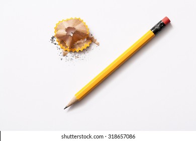 pencil isolated on white background
 - Shutterstock ID 318657086
