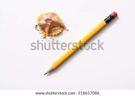 pencil isolated on white background
