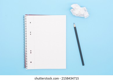A pencil  notebook