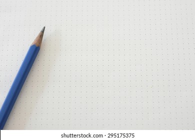 Pencil On The Dot Grid Paper