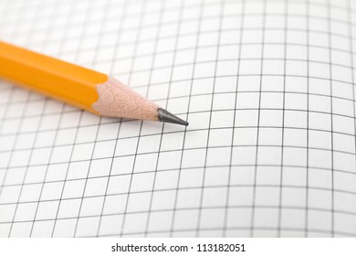 Pencil On The Graph Paper