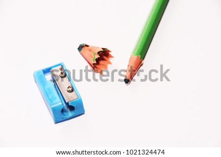 pencil and sharpner