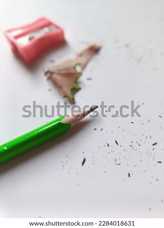 pencil and sharpner and eraser 