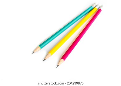 three pencils