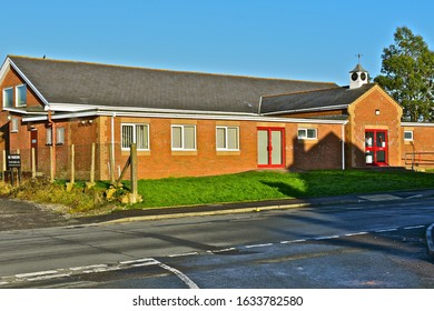 Pencoed, Bridgend County Borough / Wales UK - 1/19/2020: Pencoed Miners' Welfare Hall Has Recently Been Refurbished To Provide A More Versatile Community Hall For Clubs & Entertainment.