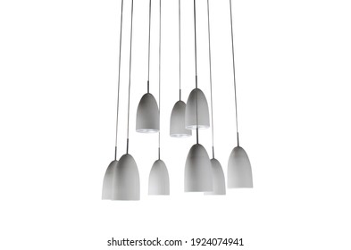 Pendant Lamps, Hanging Light Isolated On White