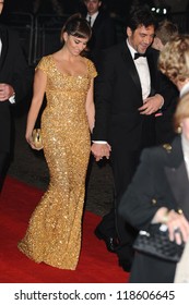 Penelope Cruz And Javier Bardem Arriving For The 