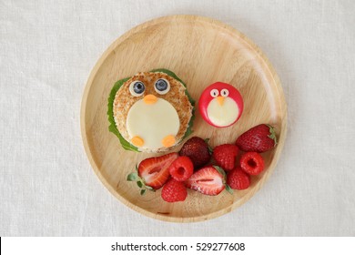 Penguin Healthy Lunch , Fun Food Art For Kids