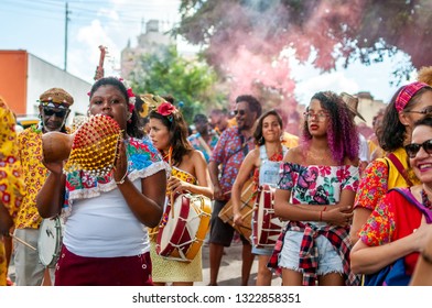 
Penha De França, São Paulo, Brazil. February 2019. Carnival Block, 