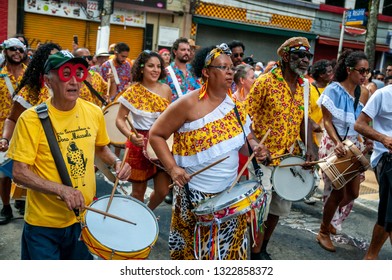 
Penha De França, São Paulo, Brazil. February 2019. Carnival Block, 