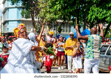 
Penha De França, São Paulo, Brazil. February 2019. Carnival Block, 