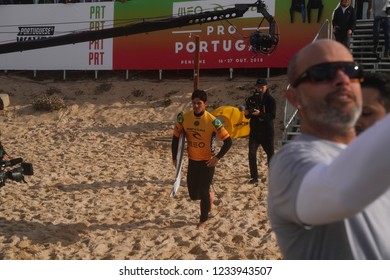 PENICHE, PORTUGAL - OCTOBER 18, 2018: Gabriel Medina.