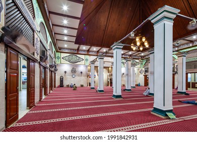 Penjaringan, Jakarta, Indonesia. Taken On August 26th, 2017. Interior Of The Luar Batang Mosque (Masjid Luar Batang). 