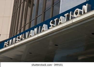 Penn Station Sign