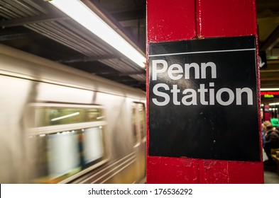 Penn Station subway detail, New York City
