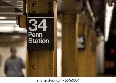 Penn Station subway detail, New York City