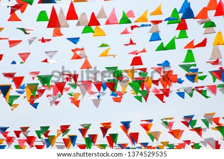 Similar – Colourful pennants