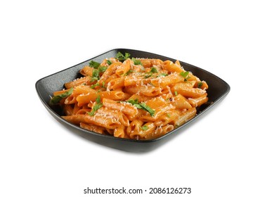 Penne Alla Vodka With Alfredo Sauce