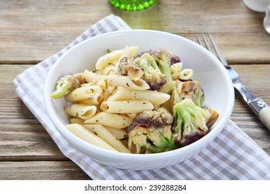 Penne With Broccoli And Cheese, Food