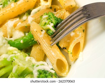 Penne With Broccoli And Mozzarella