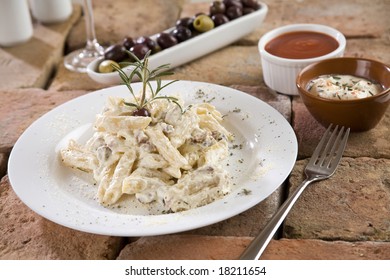 Penne With Carbonara Sauce