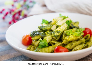 Penne With Chicken Sauce Pesto