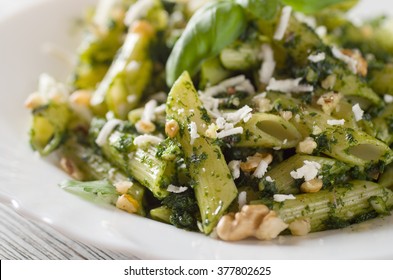 Penne Pasta With Pesto Sauce