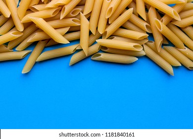 Penne Rigate, Blue Background