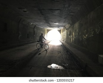 Pennsylvania Abandoned Turnpike Tunnel Bike Ride