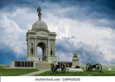 The Pennsylvania Memorial, Gettysburg, Pennsylvania..