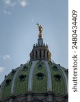 The Pennsylvania State Capitol Complex dome in Harrisburg, USA