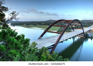 Pennybacker Bridge In Austin, TX