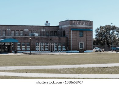 Pensacola Florida / USA - April 14 2019
Building At Naval Air Station Pensacola