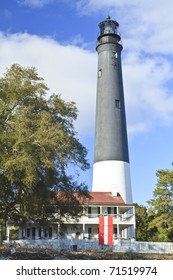 Pensacola Lighthouse and museum on Pensacola Naval Air Station in Florida