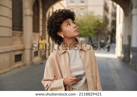 Image, Stock Photo the walk II Human being