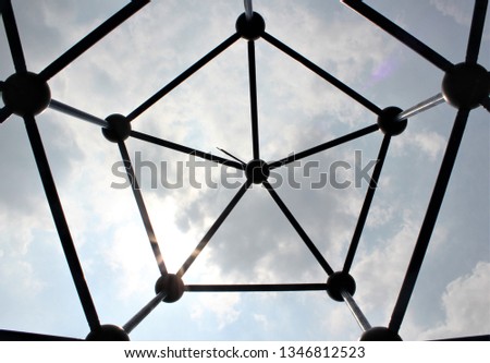 Pentagon shape frame